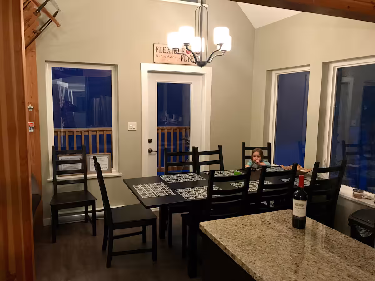 Large kitchen for big groups at Bonnie Doon